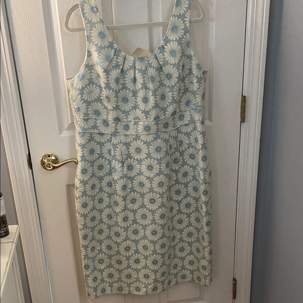 Boden Blue and White Floral Mini Dress